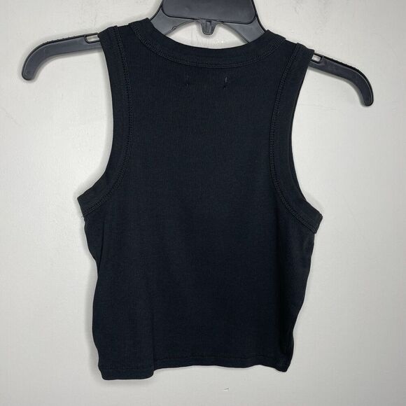 MADEWELL Crop Tank Women XS Supima Rib Sleeveless Top NEW Cotton Stretch NF469 - Picture 8 of 15